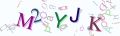 This is a captcha-picture. It is used to prevent mass-access by robots. (see: www.captcha.net)
