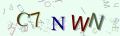 This is a captcha-picture. It is used to prevent mass-access by robots. (see: www.captcha.net)