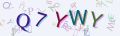 This is a captcha-picture. It is used to prevent mass-access by robots. (see: www.captcha.net)