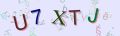 This is a captcha-picture. It is used to prevent mass-access by robots. (see: www.captcha.net)