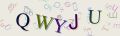 This is a captcha-picture. It is used to prevent mass-access by robots. (see: www.captcha.net)