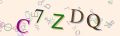 This is a captcha-picture. It is used to prevent mass-access by robots. (see: www.captcha.net)